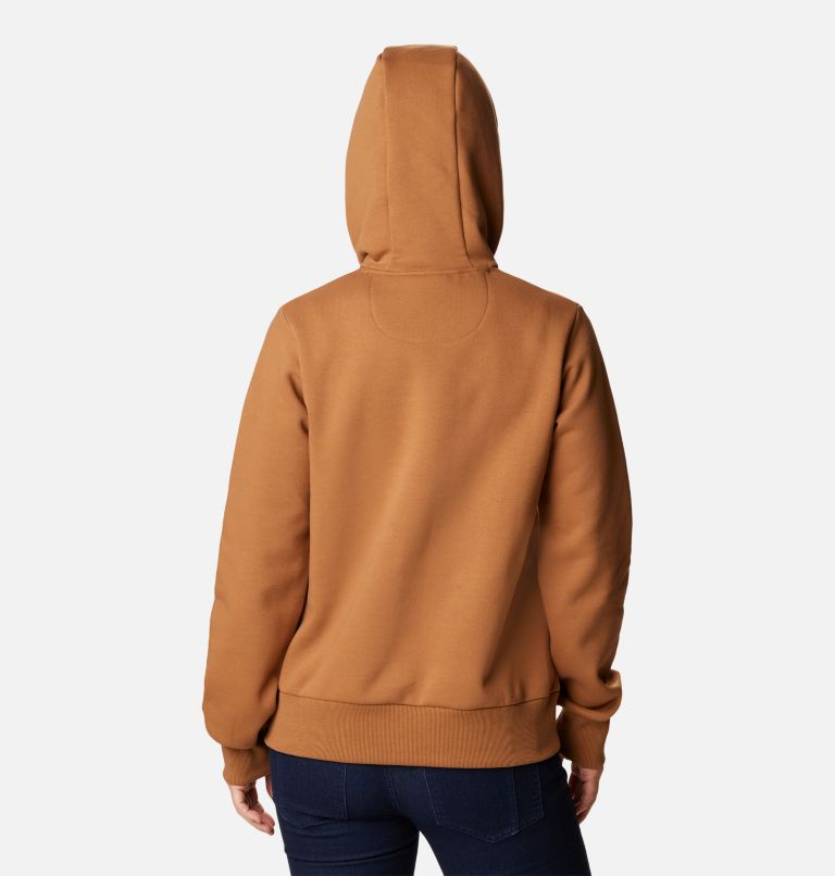 Thumbnail: Women's Marble Canyon Heavyweight Hoodie, Color: Camel Brown, image 2