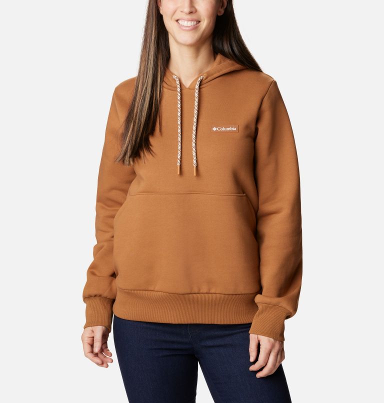 Thumbnail: Women's Marble Canyon Heavyweight Hoodie, Color: Camel Brown, image 1