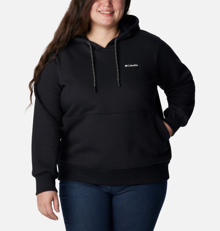 Women's Marble Canyon Hoodie - Plus Size, Color: Black, image 1