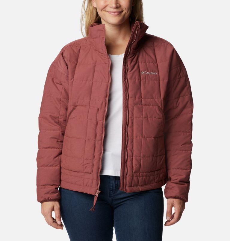 Columbia Women's Chatfield Hill Plaid Fleece-Lined Utility Jacket