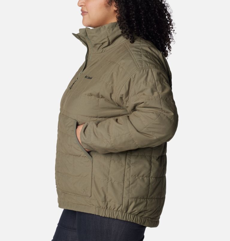 Women's Chatfield Hill II Jacket - Plus Size, Color: Stone Green, image 3