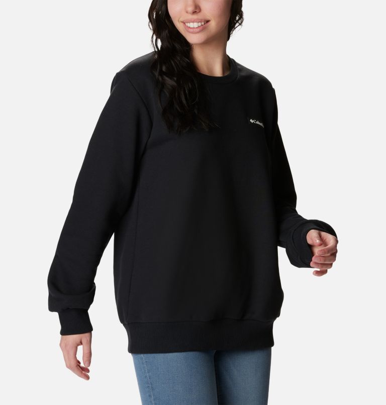 Women's Marble Canyon Crew Sweatshirt, Color: Black, image 5