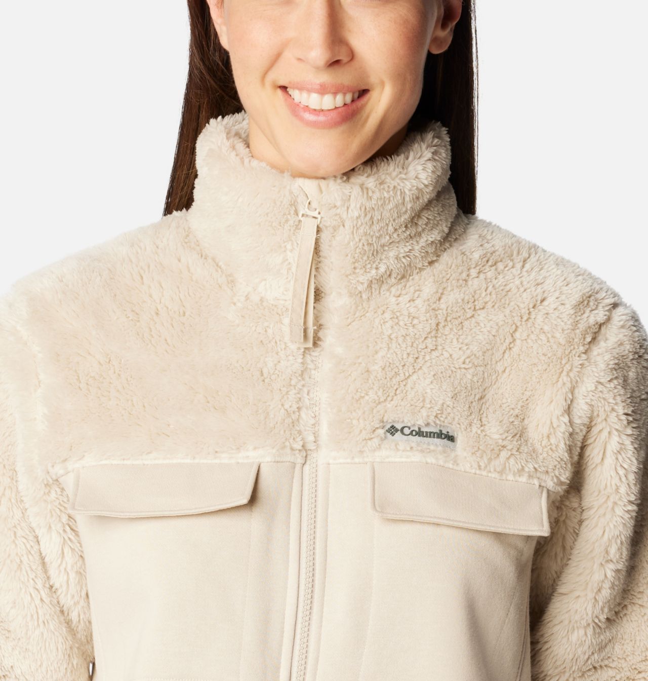 Women's Columbia Lodge™ Hybrid Sherpa Full Zip Jacket 4