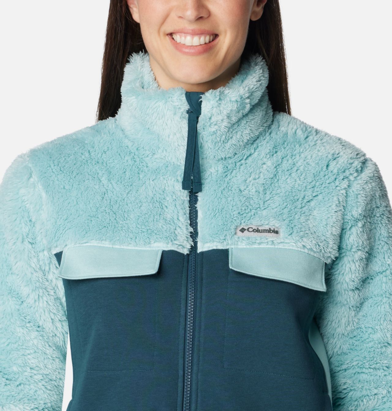 Women's Columbia Lodge™ Hybrid Sherpa Full Zip Jacket 4