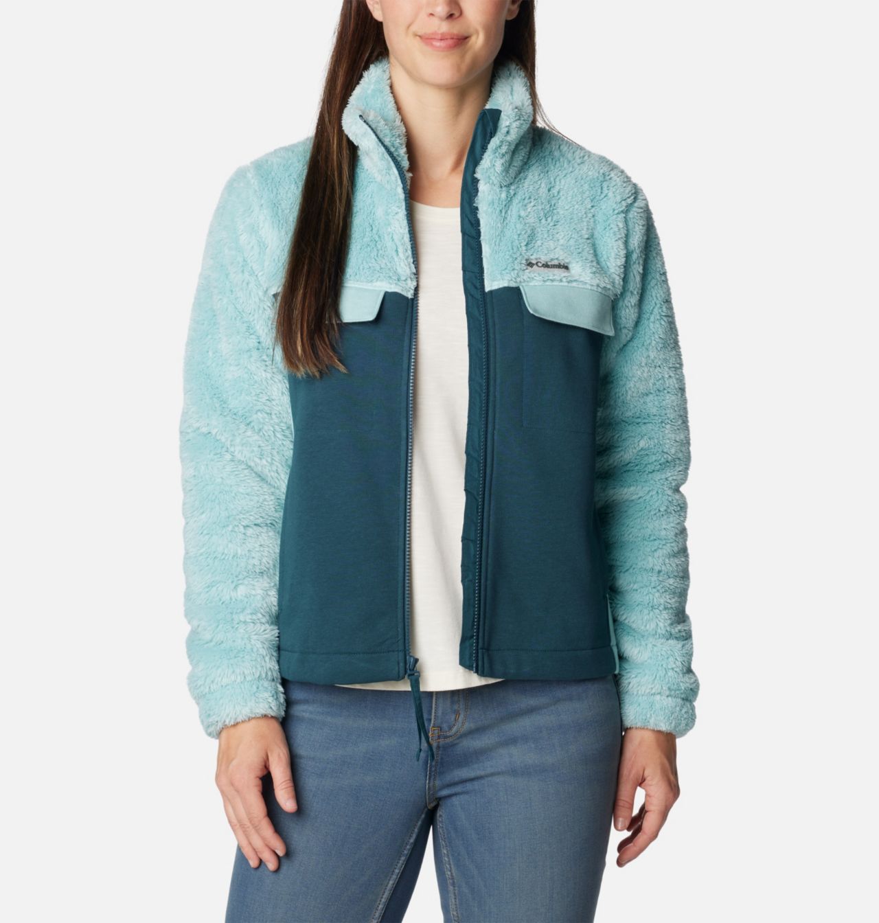 Women's Columbia Lodge™ Hybrid Sherpa Full Zip Jacket 7