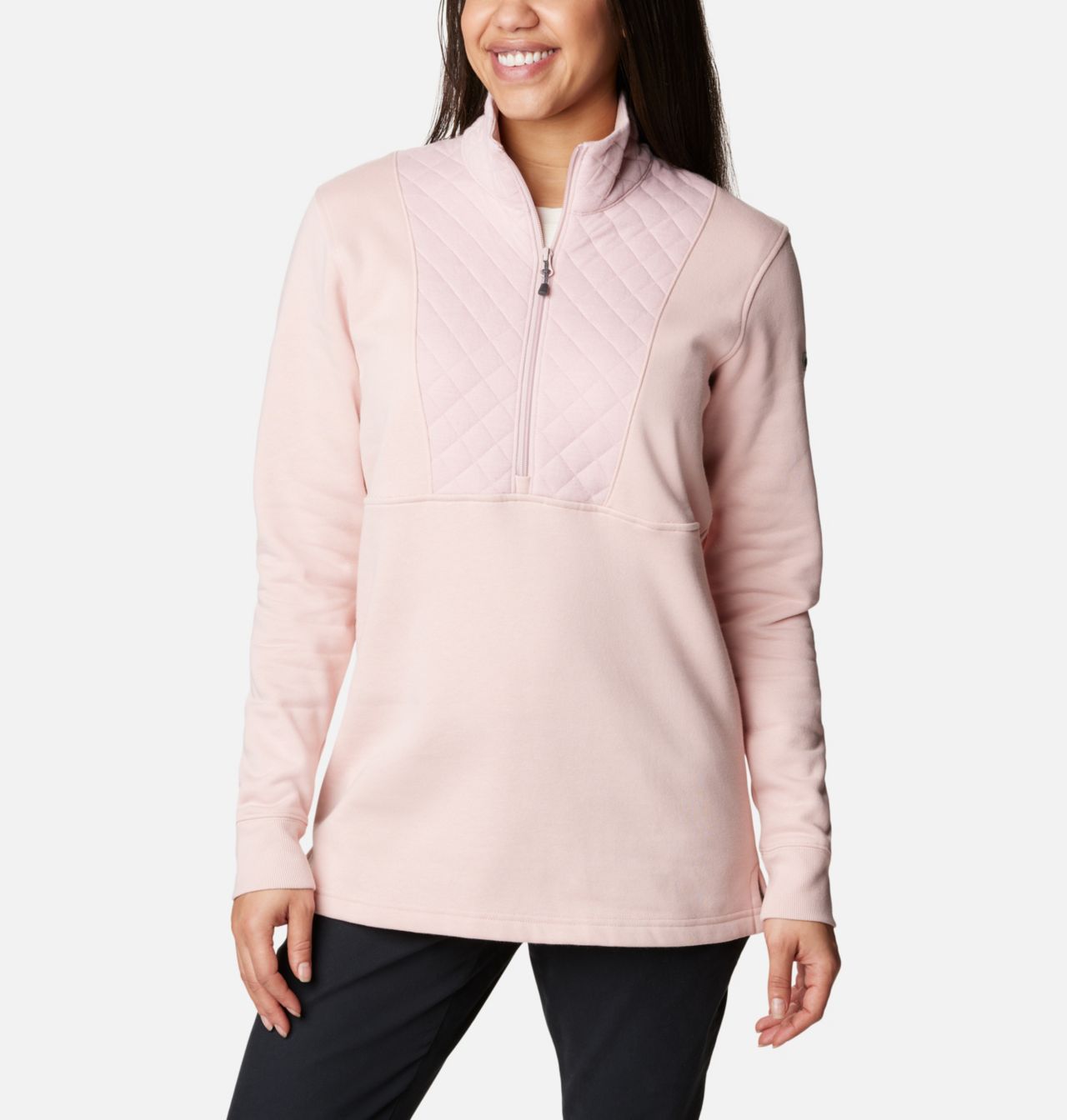 Tunique matelassée avec fermeture éclair 1/4 Columbia Lodge™ pour femmes 1