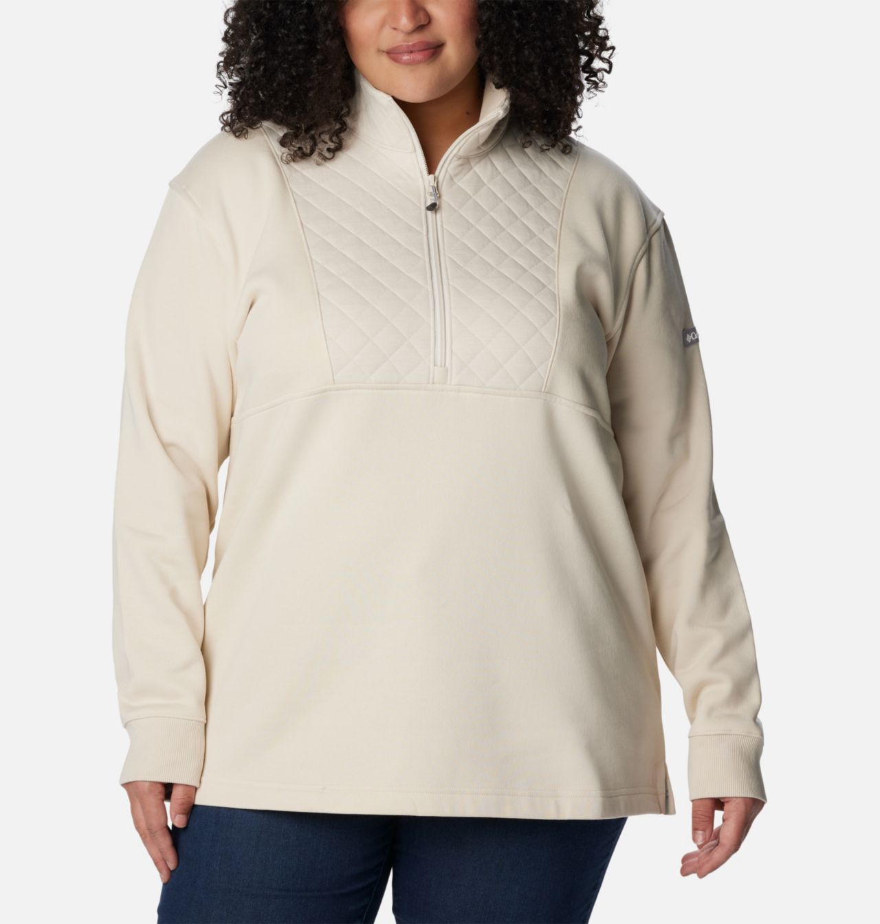 Women's Columbia Lodge™ Quilted Quarter Zip Tunic - Plus Size 1