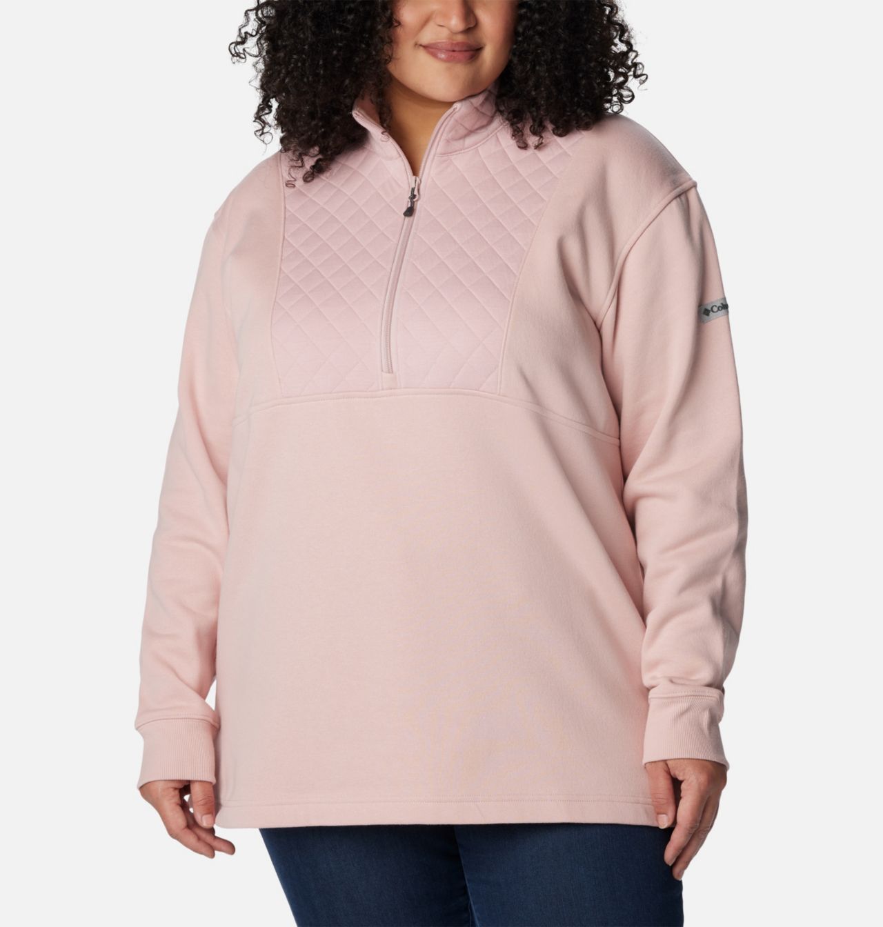 Women's Columbia Lodge™ Quilted Quarter Zip Tunic - Plus Size 1
