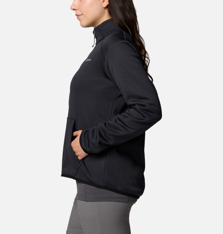Forro polar Columbia Hike Tech para mujer, Color: Black Heather, image 3