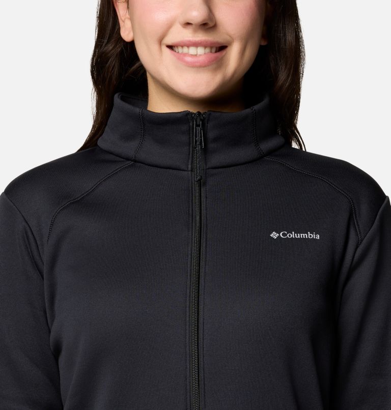 Forro polar Columbia Hike Tech para mujer, Color: Black Heather, image 4