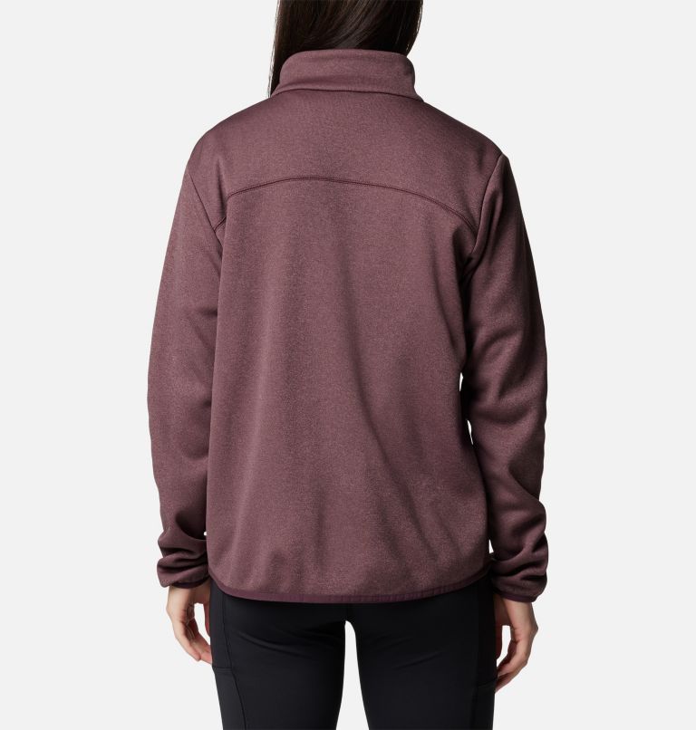 Women's Columbia Hike Tech Fleece Jacket, Color: Moonvista Heather, image 2