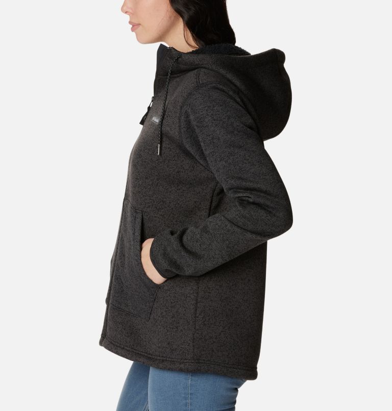 Women's Inner and Outer Sherpa Hoodie Sweatshirt Jacket