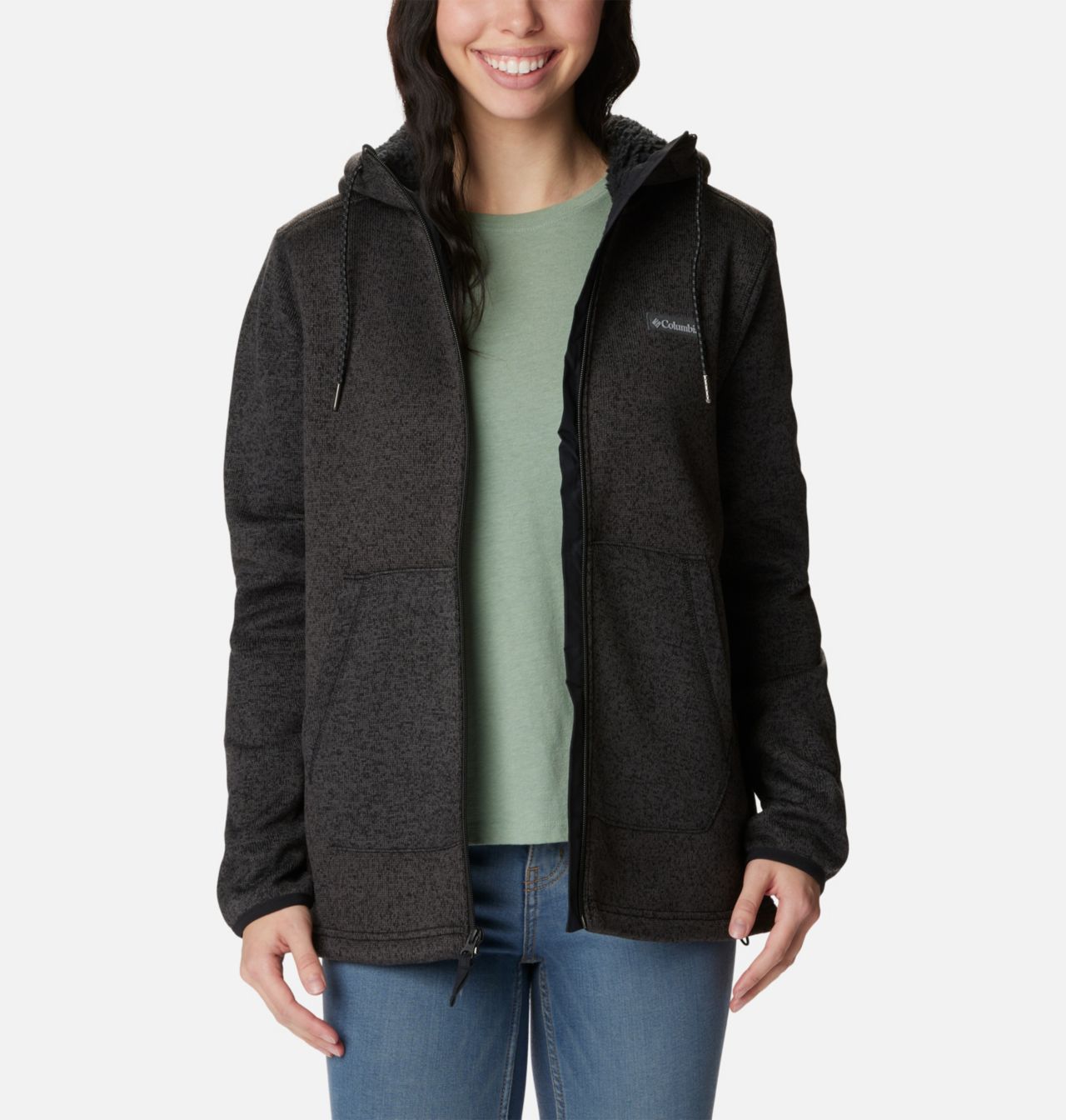Women's Sweater Weather™ Sherpa Full Zip Hooded Jacket 7