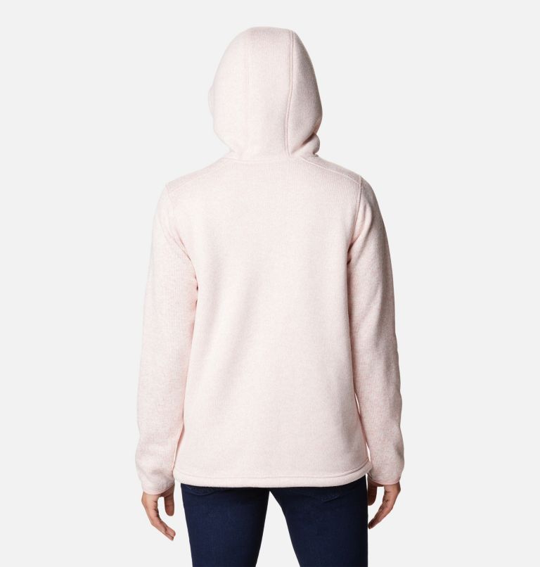 Pink sherpa lined 2025 hood campus pullover