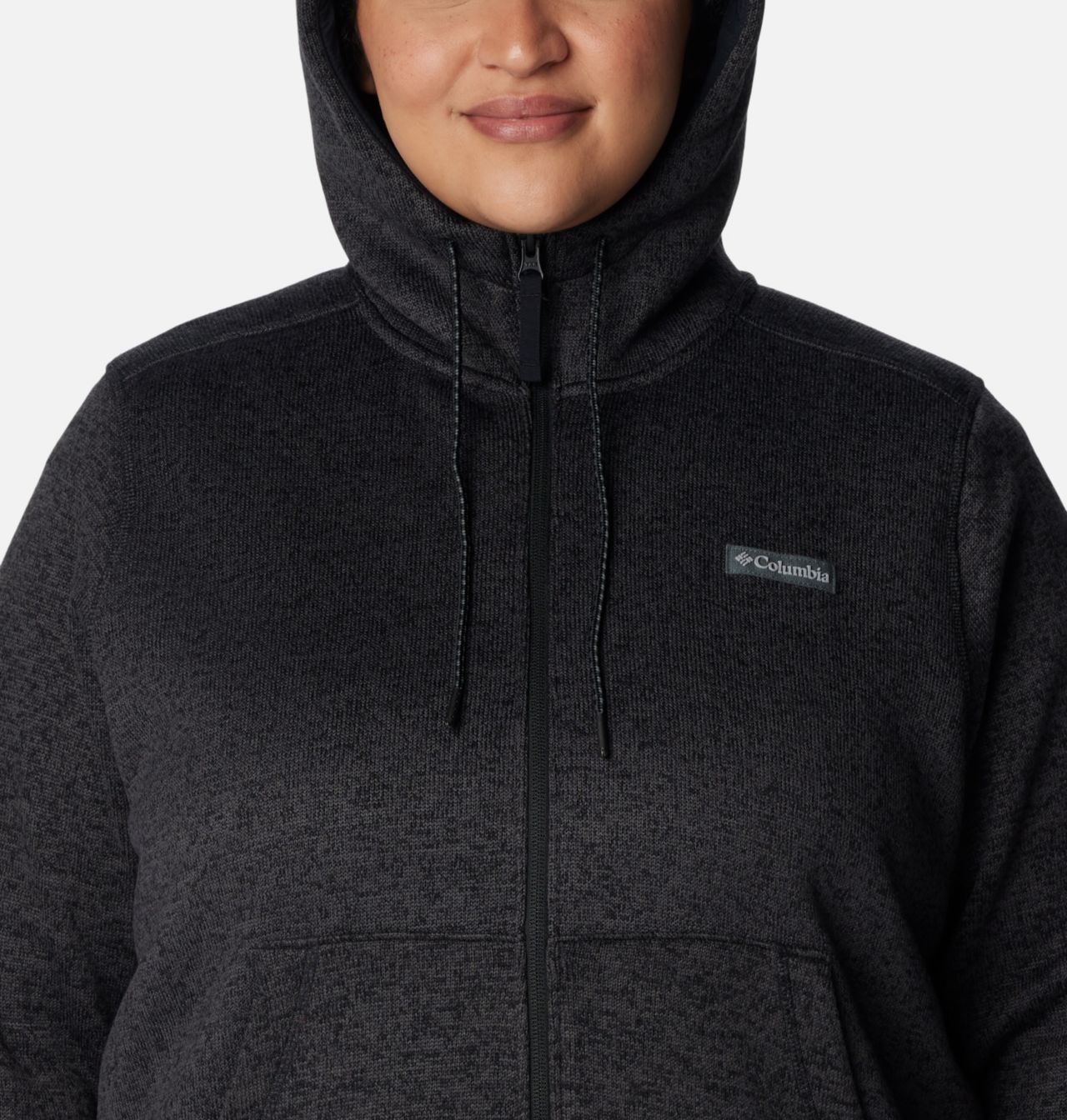 Women's Sweater Weather™ Sherpa Full Zip Hooded Jacket - Plus Size 4