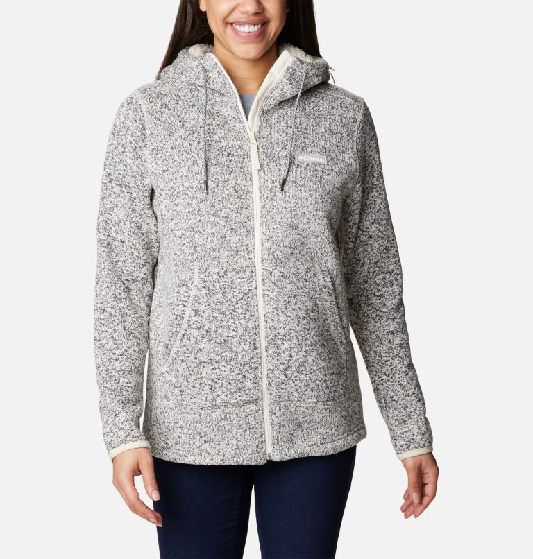 Columbia Weather Sherpa Full Zip Forro polar Mujer Blanco (S)