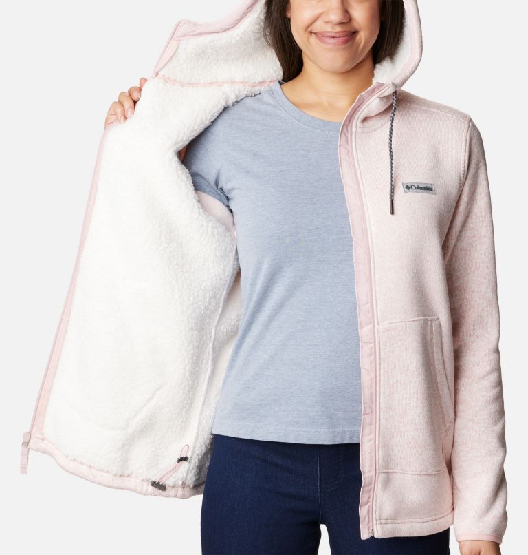 Columbia Weather Sherpa Full Zip Forro polar Mujer Blanco (S)