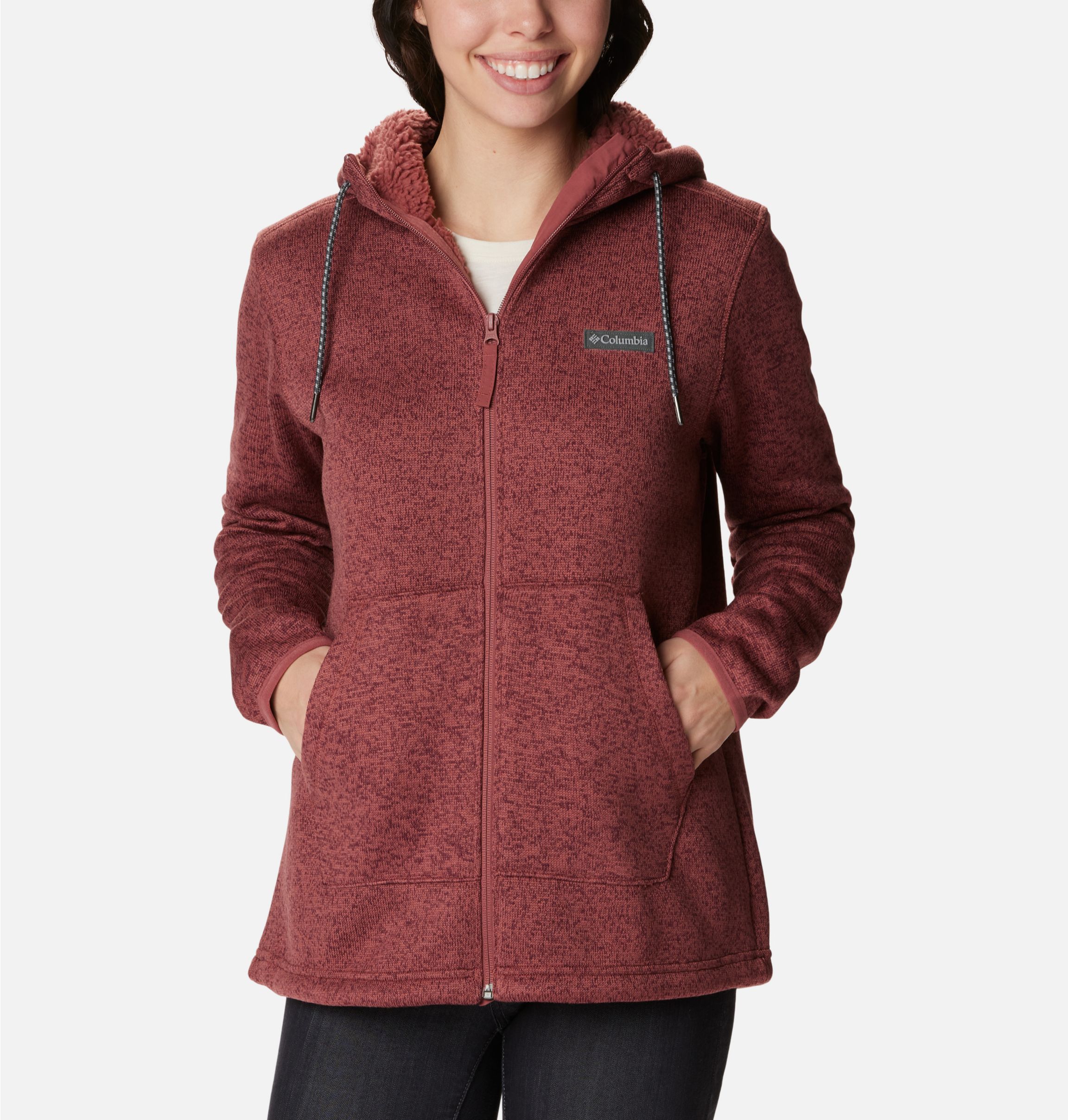 Columbia Weather Sherpa Full Zip Forro polar Mujer Blanco (S)