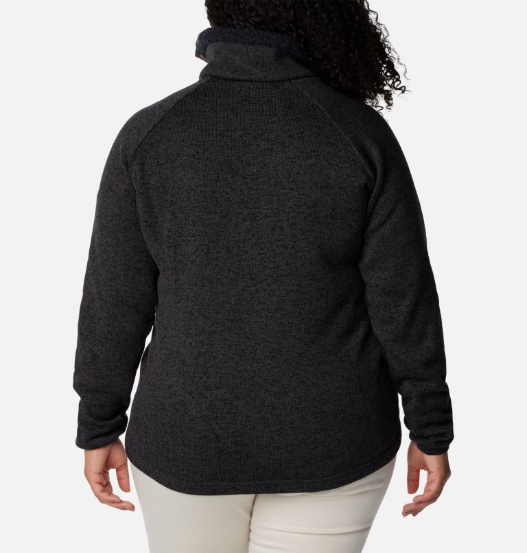 Woman Within Women's Plus Size Sherpa Sweatshirt Sweatshirt