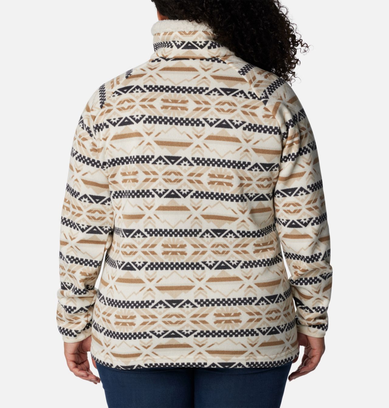 Women's Sweater Weather™ Sherpa Hybrid Pullover - Plus Size 2