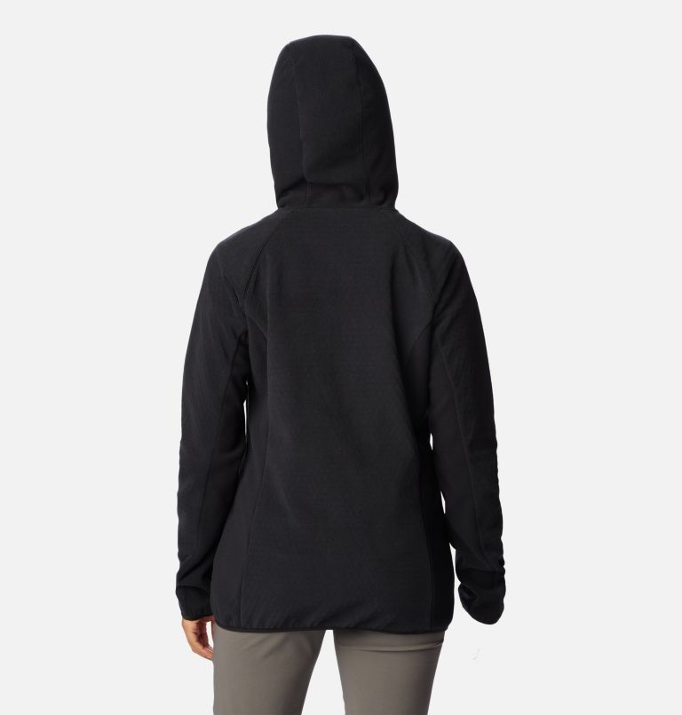 Women's Outdoor Tracks Hooded Full Zip Jacket, Color: Black, image 2