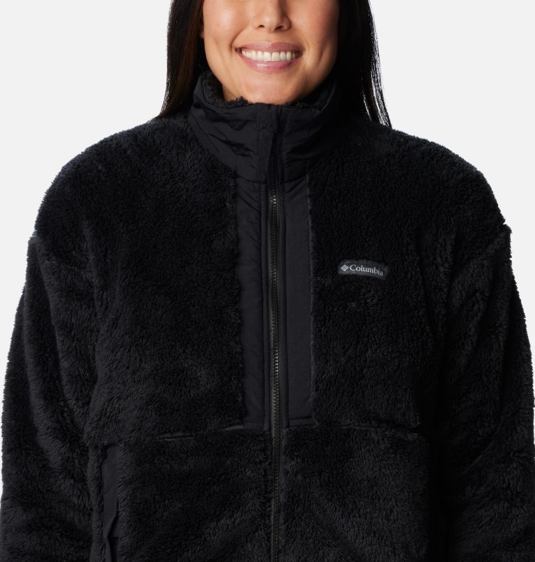 Thumbnail: Women's Boundless Discovery Full Zip Sherpa Jacket, Color: Black, image 4