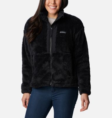 DOLKFU Women Oversized Winter Coat Jacket Zip Up Hooded Coats Shaggy Fleece  Open Front Jackets Thick Sherpa Lined Warm Tops