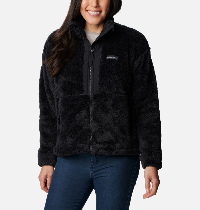 Thumbnail: Women's Boundless Discovery Full Zip Sherpa Jacket, Color: Black, image 1