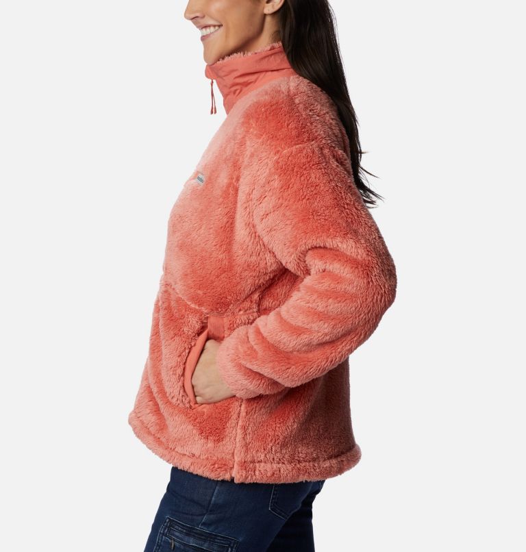 Thumbnail: Women's Boundless Discovery Full Zip Sherpa Jacket, Color: Faded Peach, image 3