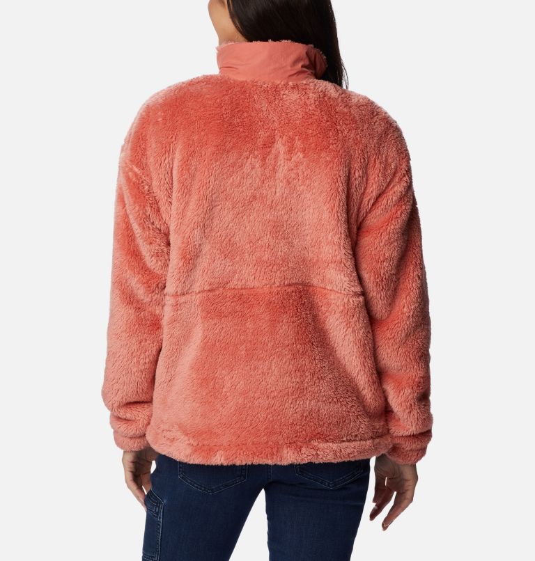 Manteau à fermeture éclair en sherpa Boundless Discovery pour femmes, Color: Faded Peach, image 2