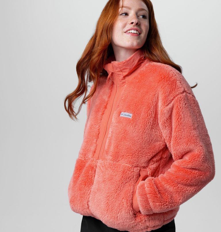 Manteau à fermeture éclair en sherpa Boundless Discovery pour femmes, Color: Faded Peach, image 8