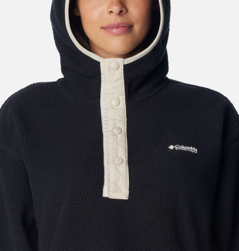 Women's Helvetia Pullover Hoodie, Color: Black, image 4