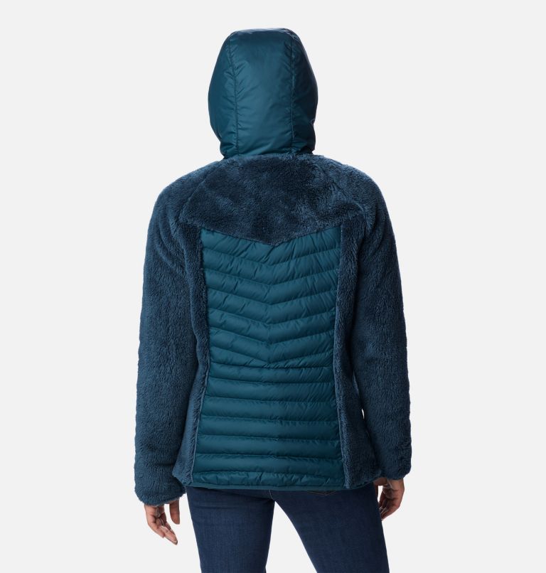 Forro polar sherpa híbrido Powder Lite para mujer, Color: Night Wave, image 2