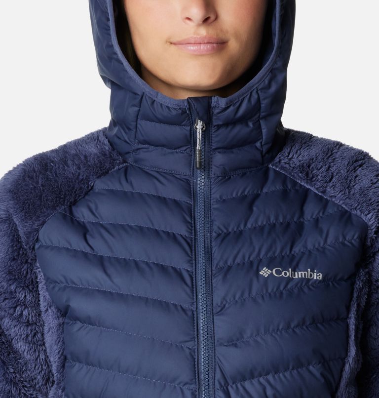 Chaqueta polar de montaña y trekking Mujer Columbia Bleu