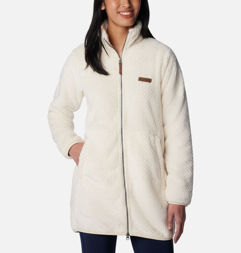 Columbia long cheap hooded fleece