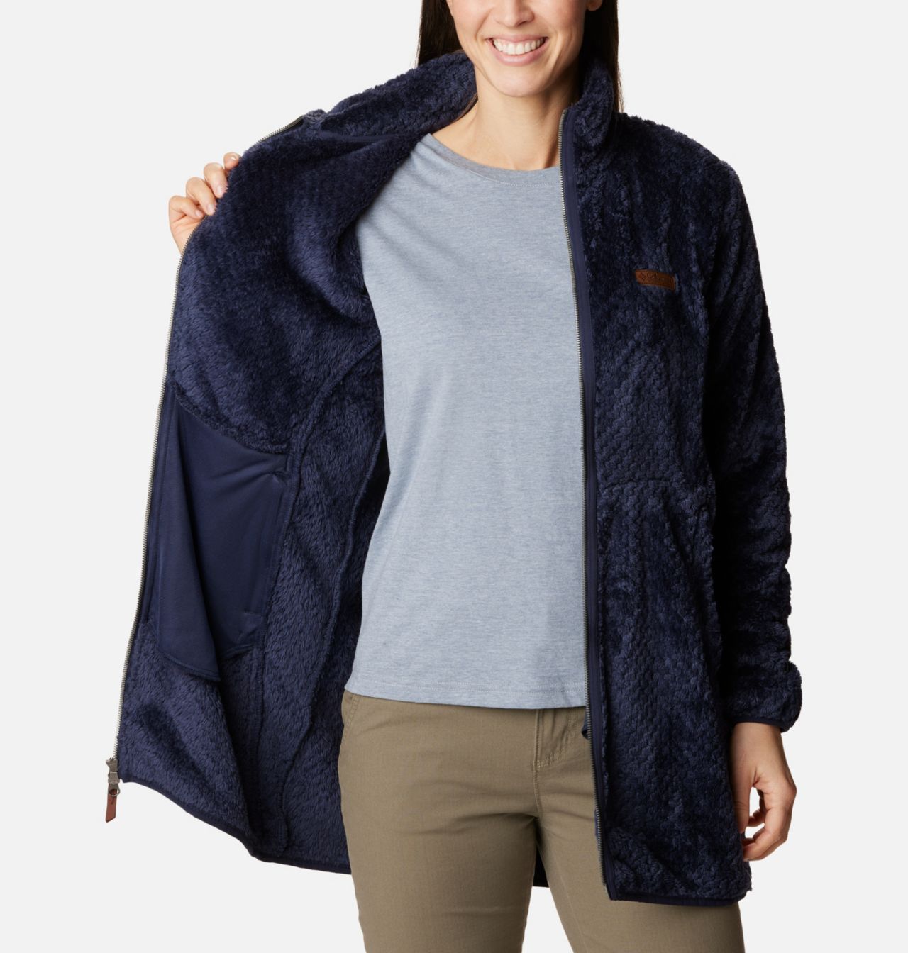 Women's Fire Side™ Long Full Zip Fleece Jacket 5