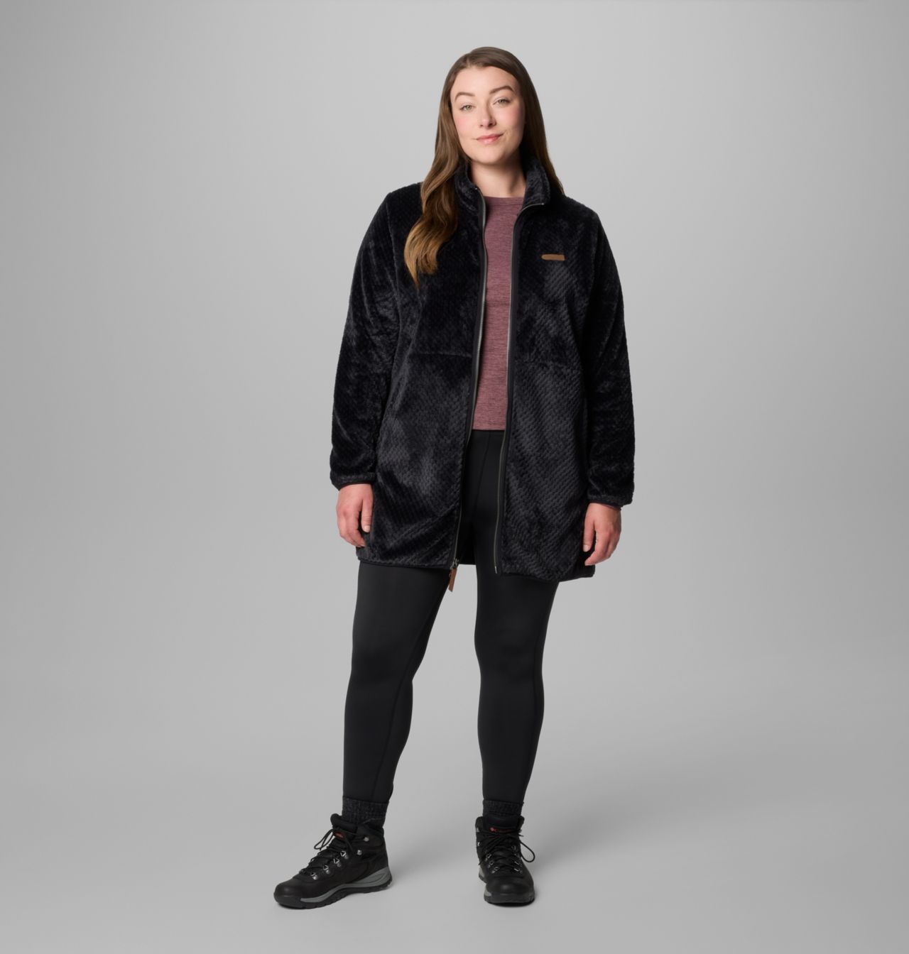 Women's Fire Side™ Long Full Zip Fleece Jacket - Plus Size | 010 | 2X 3