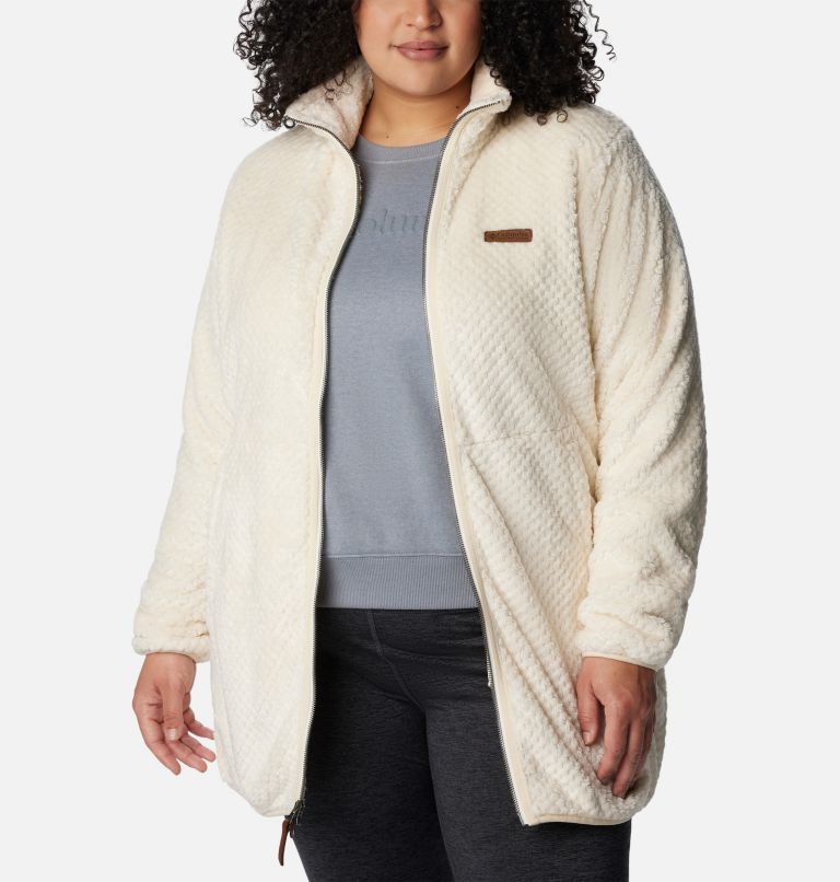 Women's Fire Side™ Long Full Zip Fleece Jacket Plus Size Columbia