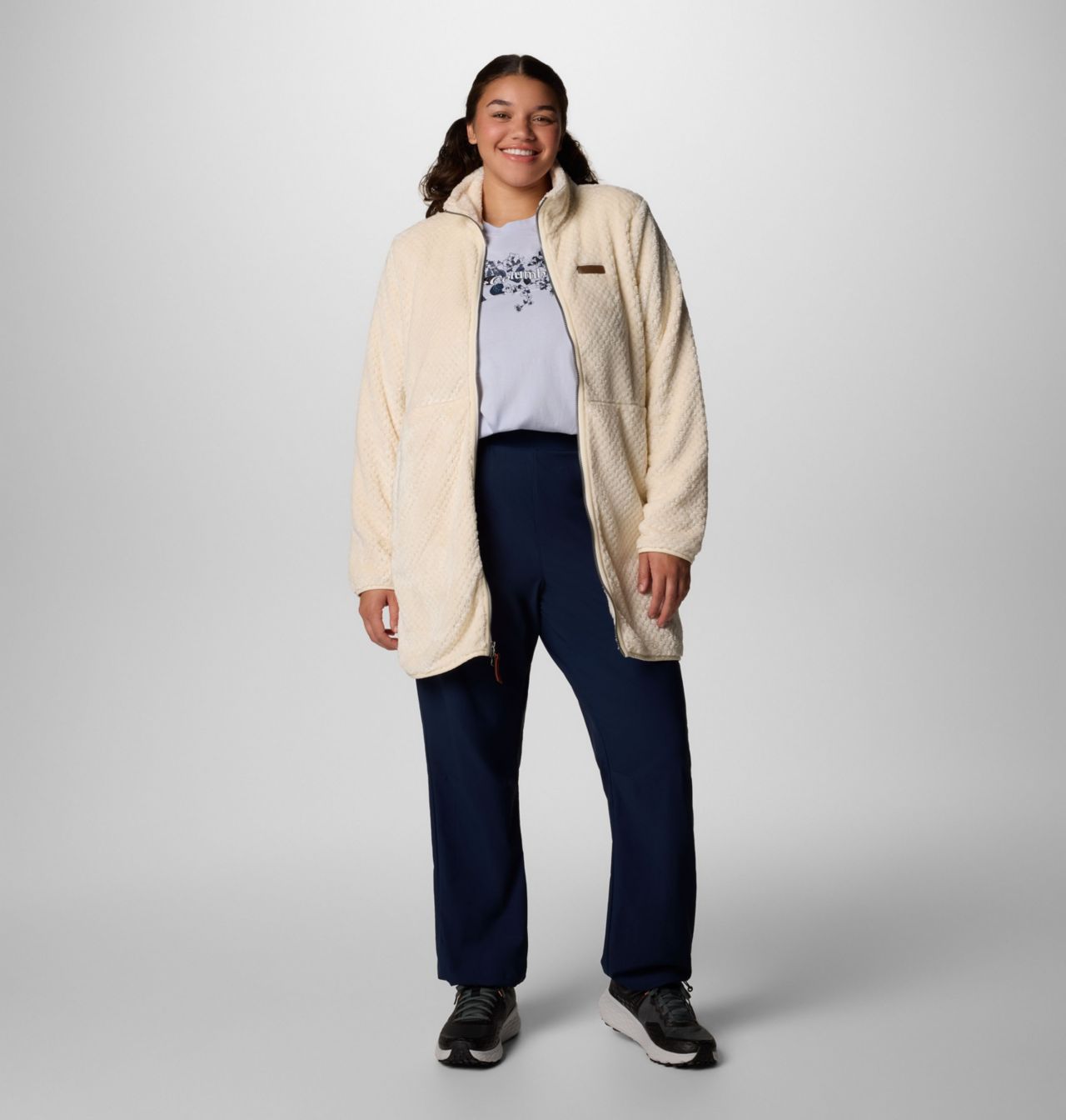 Women's Fire Side™ Long Full Zip Fleece Jacket - Plus Size | 192 | 3X 3