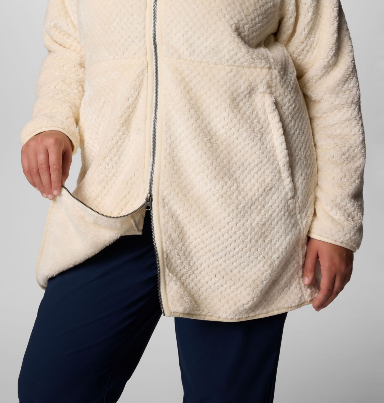 Women's Fire Side™ Long Full Zip Fleece Jacket - Plus Size | 192 | 3X 6