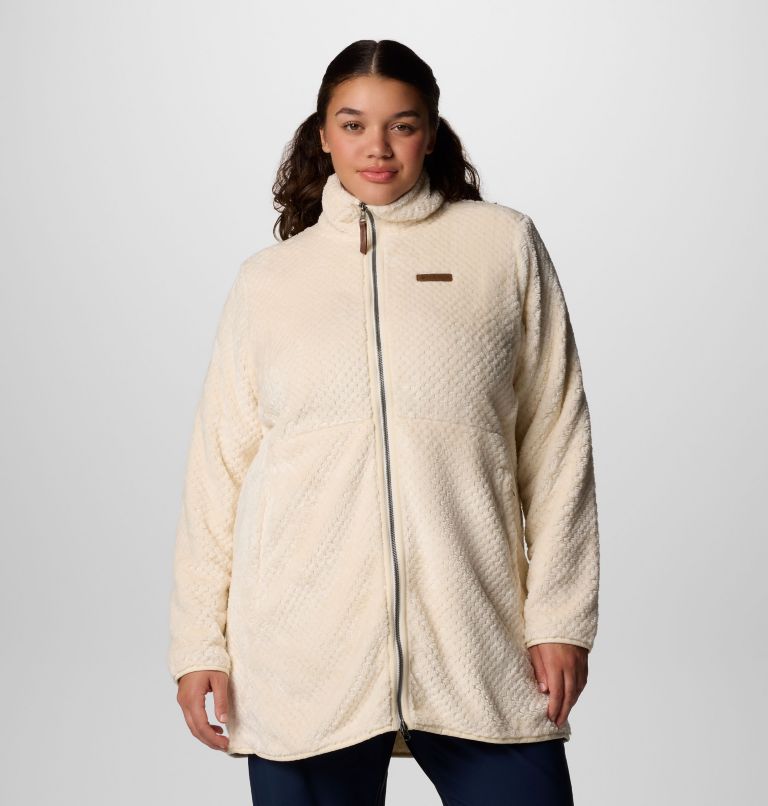 Fleece plus size jacket best sale