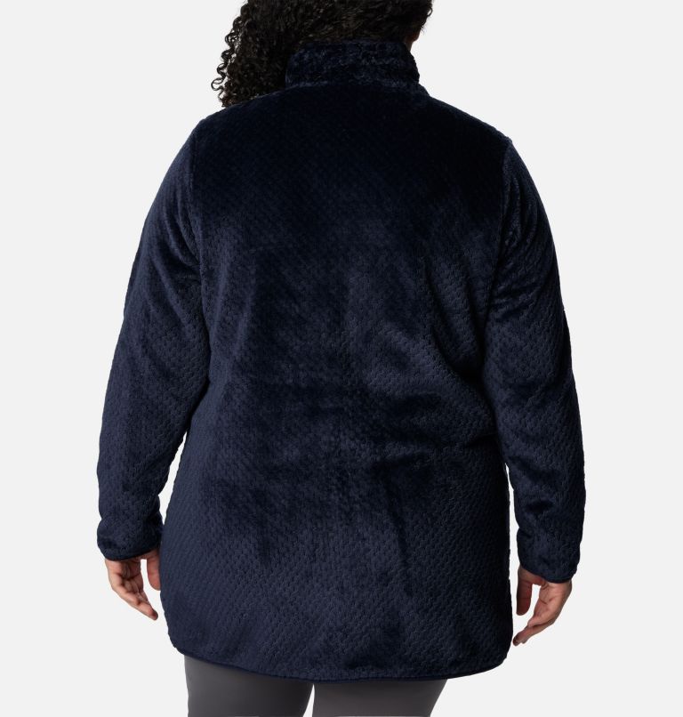 Women's Fire Side Long Full Zip Fleece Jacket - Plus Size, Color: Dark Nocturnal, image 2