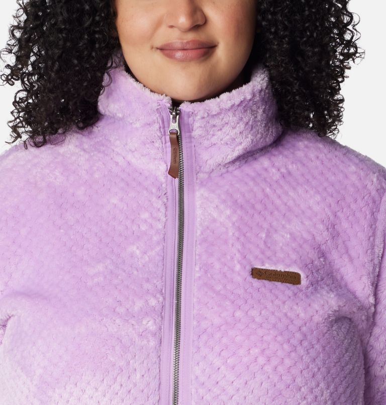 Women's Fire Side Long Full Zip Fleece Jacket - Plus Size, Color: Gumdrop, image 4