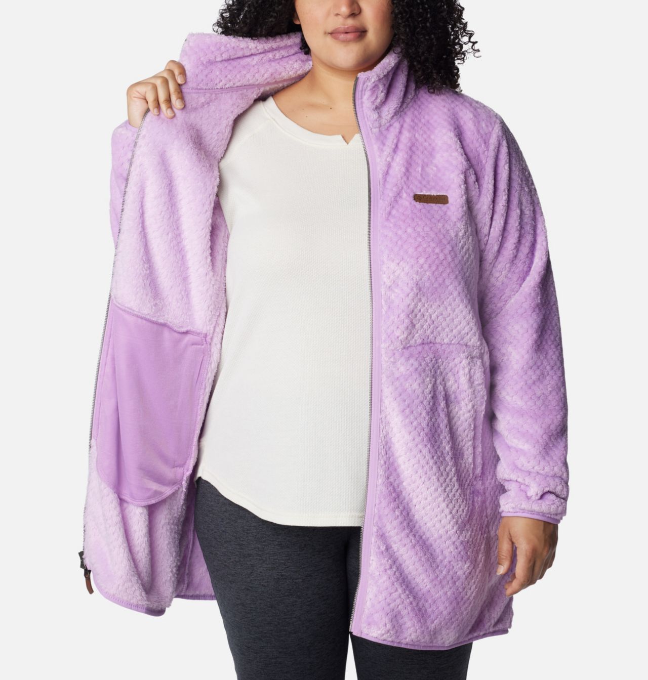 Women's Fire Side™ Long Full Zip Fleece Jacket - Plus Size 5