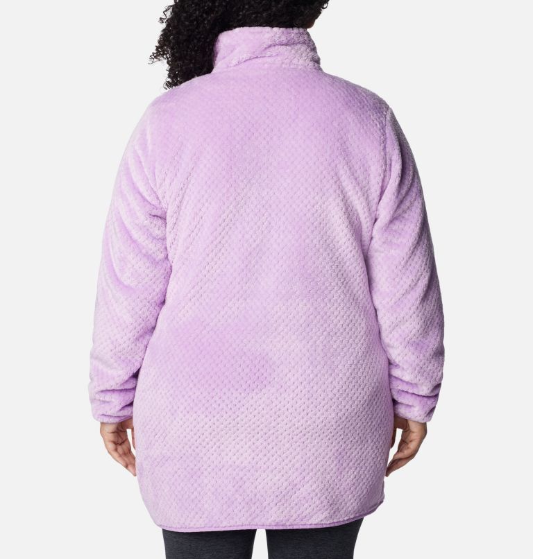 Women's Fire Side Long Full Zip Fleece Jacket - Plus Size, Color: Gumdrop, image 2