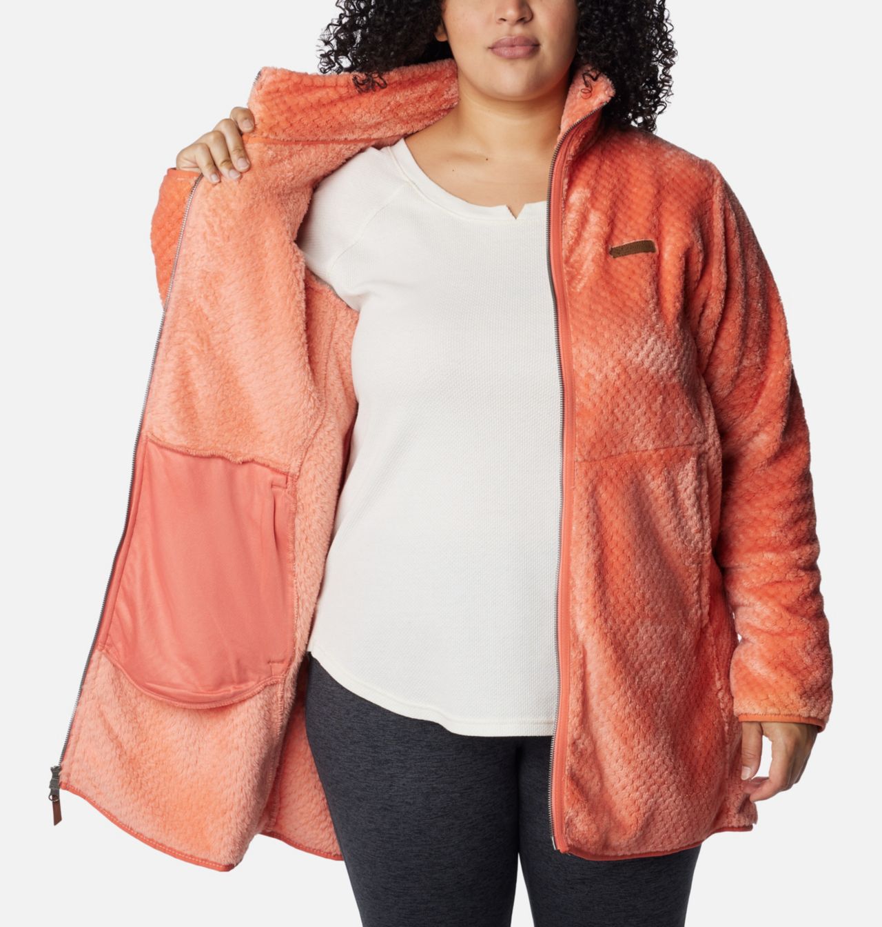 Women's Fire Side™ Long Full Zip Fleece Jacket - Plus Size 5