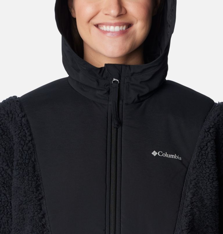 Veste Hybride en Polaire Hakatai Femme, Color: Black, image 4