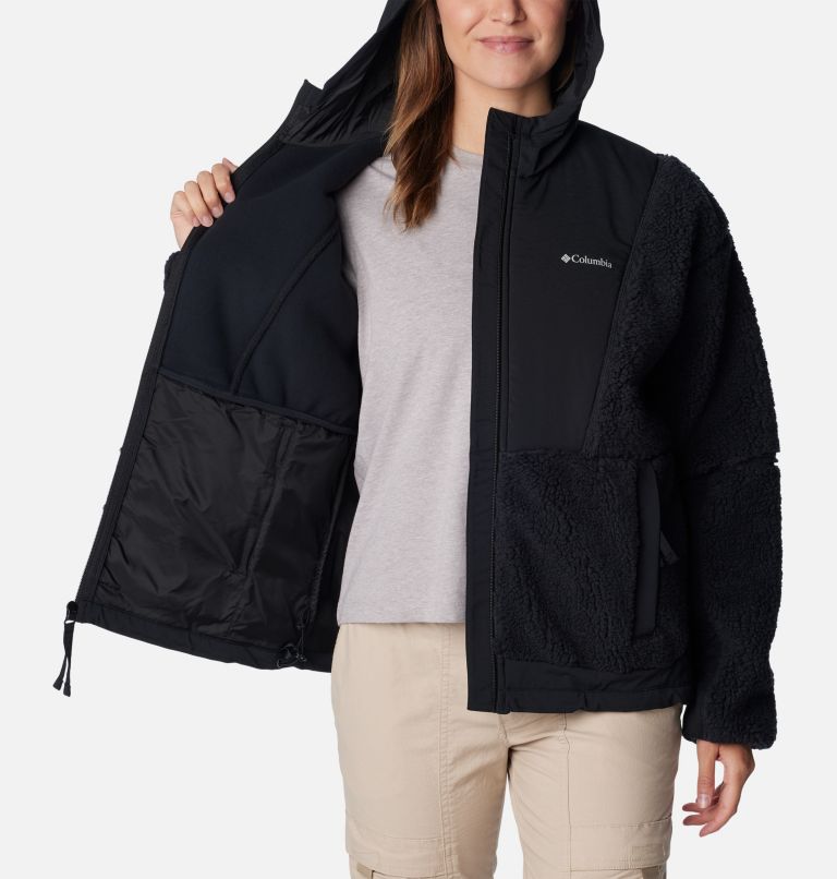 Veste Hybride en Polaire Hakatai Femme, Color: Black, image 5
