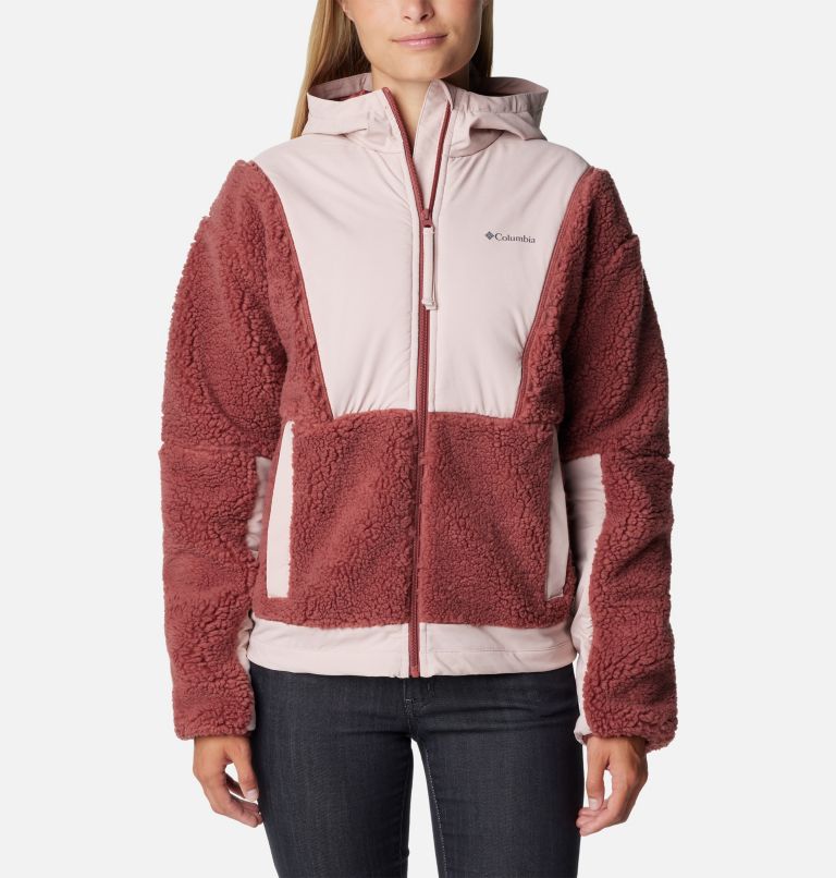 W Hakatai Full Zip | 679 | S, Color: Beetroot, Dusty Pink, image 1