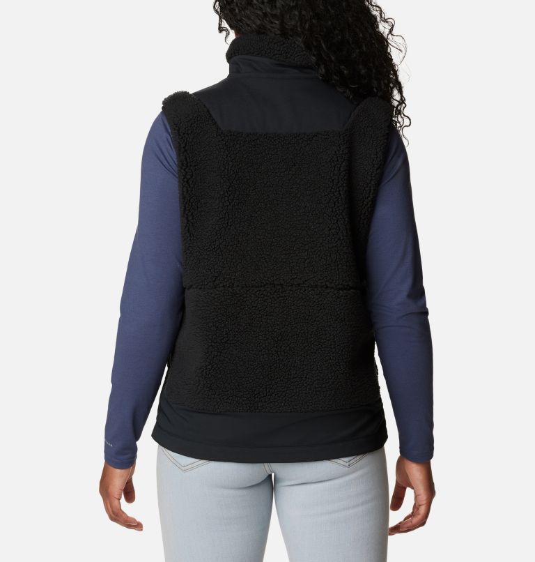 Columbia Womens Hakatai Fleece Vest Dark Stone | The Sporting Lodge